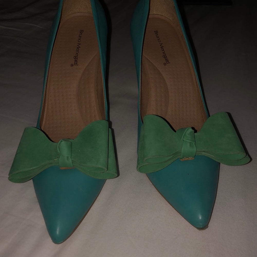 Bruno menegatti heels leather